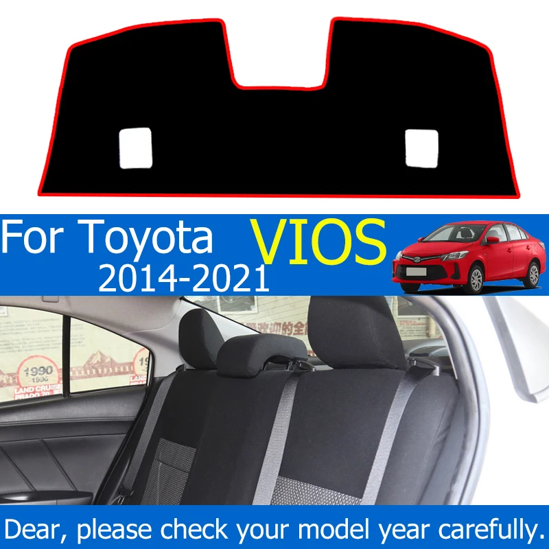 

Car Interior Supplies Light-proof Cushion Rear Window Cushion for Toyota VIOS 2021 2020 2019 2018 2017 2016-2014 Accessories