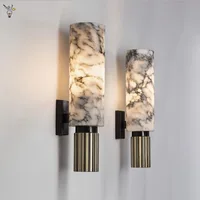 Nordic Luxury Wall Lamp Lights Creative Marble Wall Sconce Stair Lights Living Room Background Decor Bed Room Beside Wall Lights