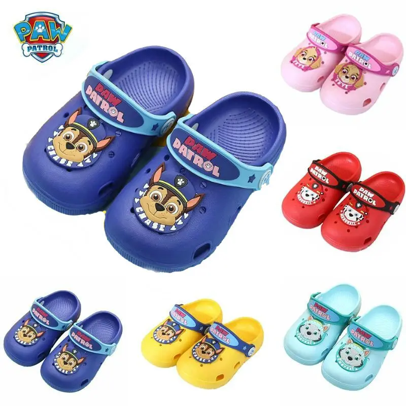 Детская обувь Щенячий патруль детские тапочки летние Мультяшные домашние