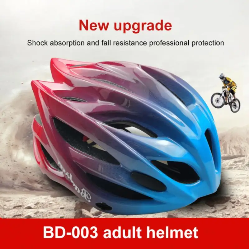 

Safety Bicycle Helmets Outdoor Sports Road Bike Cycling Equipment For Men And Women With One-piece Helmet Protection