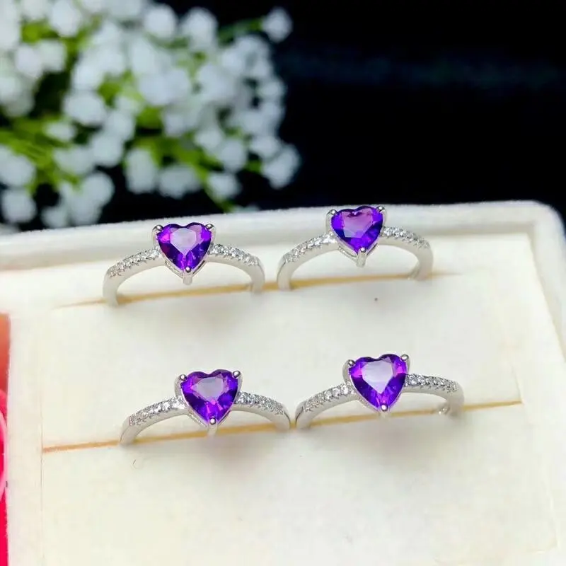 

SHILOVEM 925 пробы Серебряная пьезоэлектрическая Женская бижутерия, модная открытая Классическая бижутерия 6*6 мм, подарок BJ060608AGZ