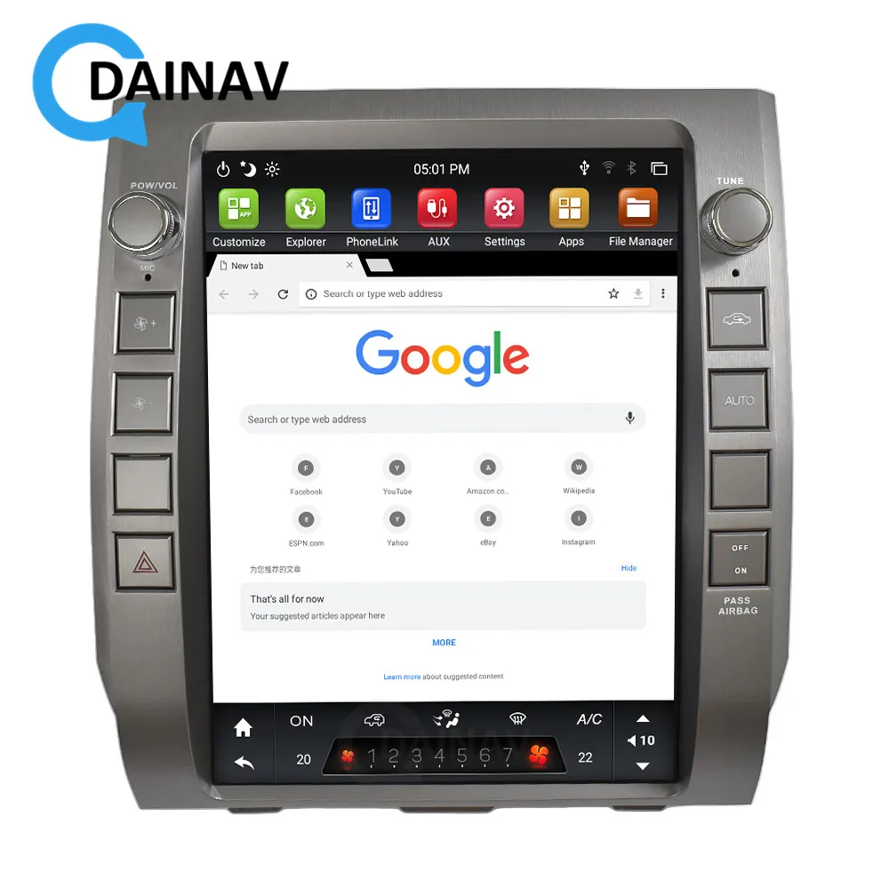 Автомобильный радиоприемник на Android с GPS-навигацией для Lexus GX470 Toyota Land Cruiser Prado 120