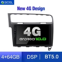 free 4g modem automotivo radio android 10 for vwvolkswagengolf 7 2014 2018 gps car multimedia player ram 4gb rom 64gb with dsp