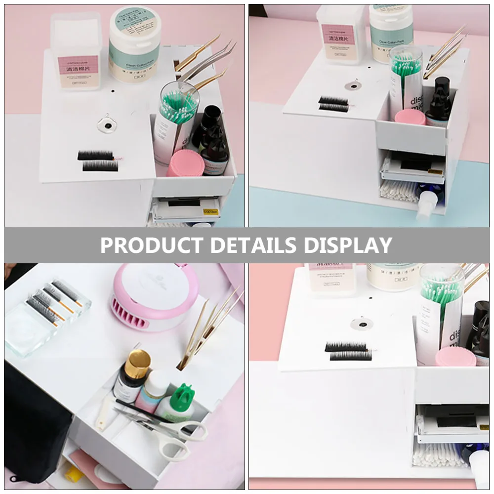 

Display Rack Makeup Tool Display Cabinet Shelves for Eyelash Extension Pillow