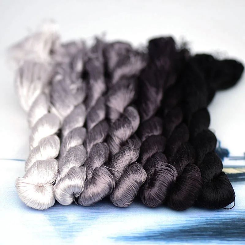 № 14 ручная вышивка шелковой нитью