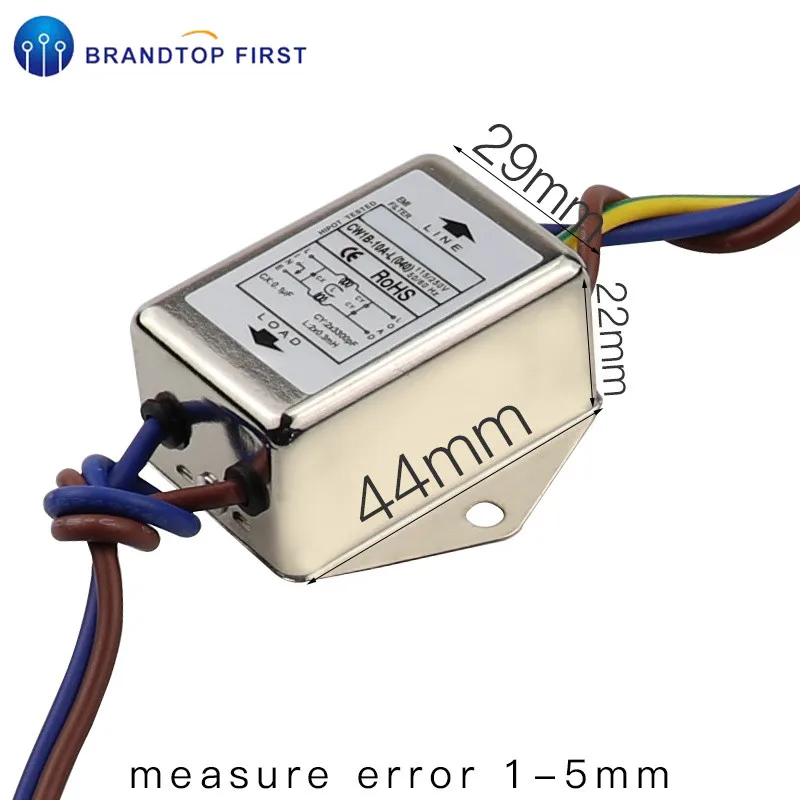 CW1B-10A-L Электропитание EMI фильтр анти-помех AC 115V/250V питания очиститель | Дом и сад