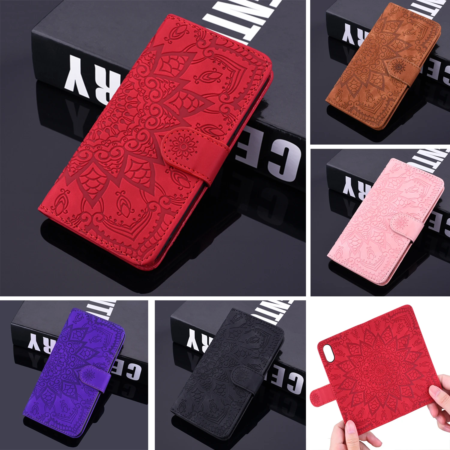 Чехол бумажник с магнитной застежкой для Xiaomi Redmi Note 8T 8 Pro 9S 10 7 6 5 4X 4 8A 7A 9 K20 кожаный