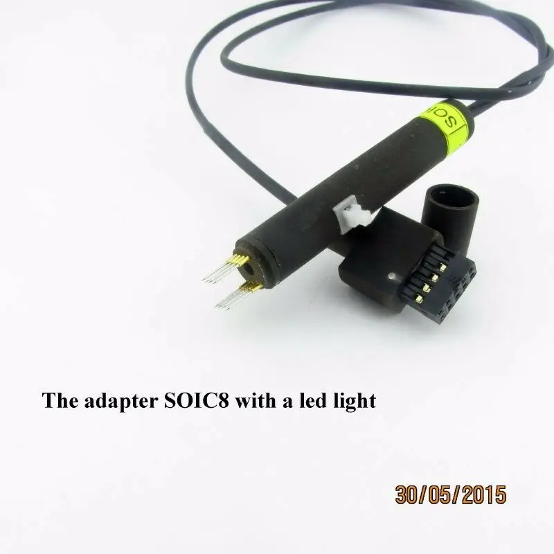 SOIC8 pogo адаптер для встроенного программирования EEPROM со светодиодом|adapter soic8|adapter