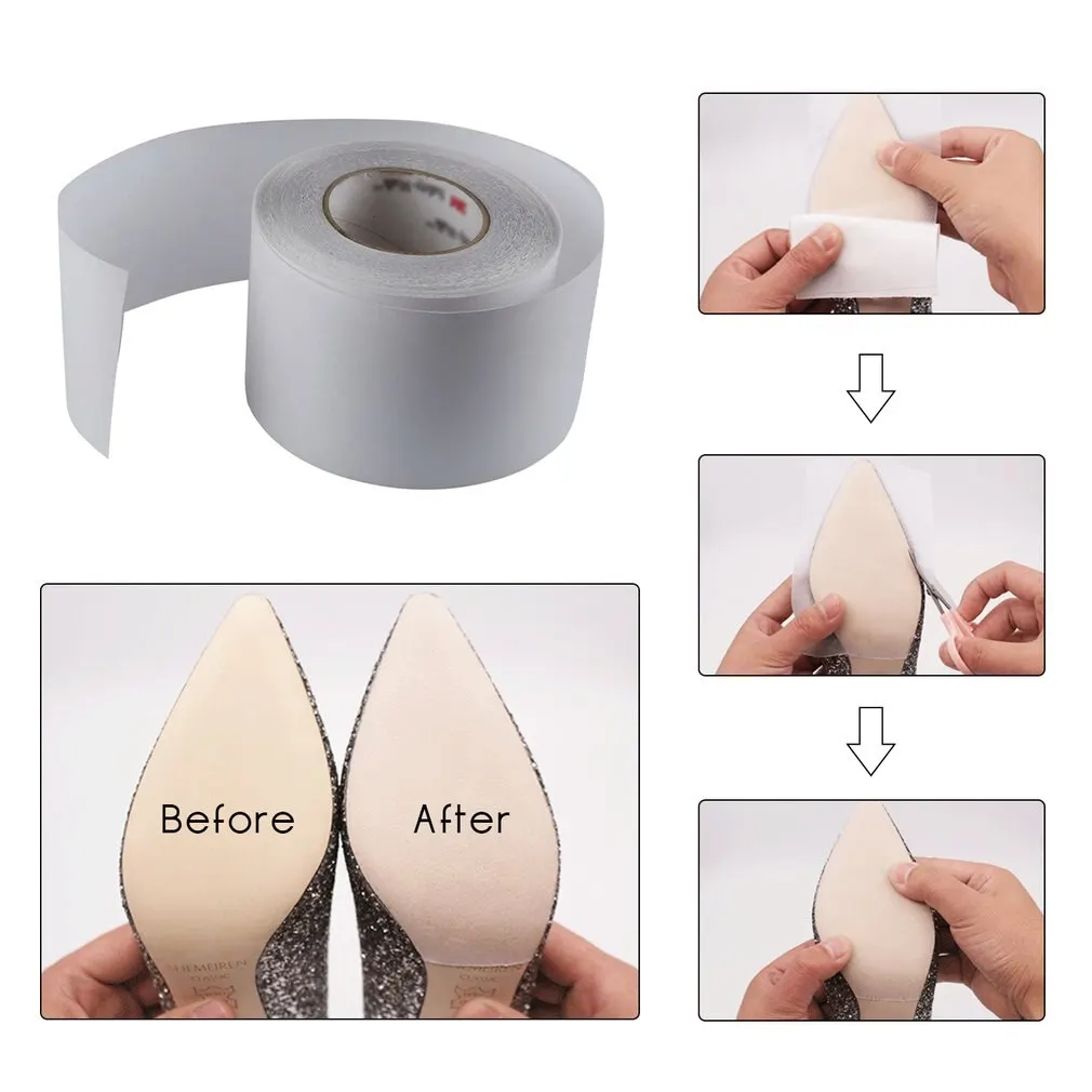 

Sole Sticker Crystal Clear Self-stick Pads Sole Protector Shoe Bottoms Slip Resistant Shoe Sole Cover Forefoot Stickers