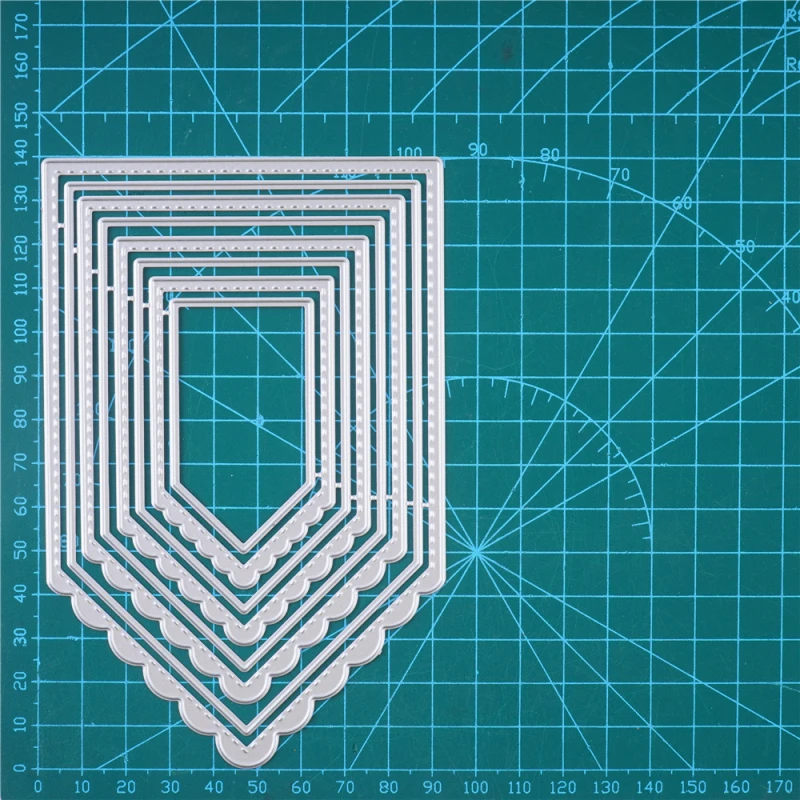 8 шт./лот трафареты для высечки металлических баннеров шаблон самостоятельного