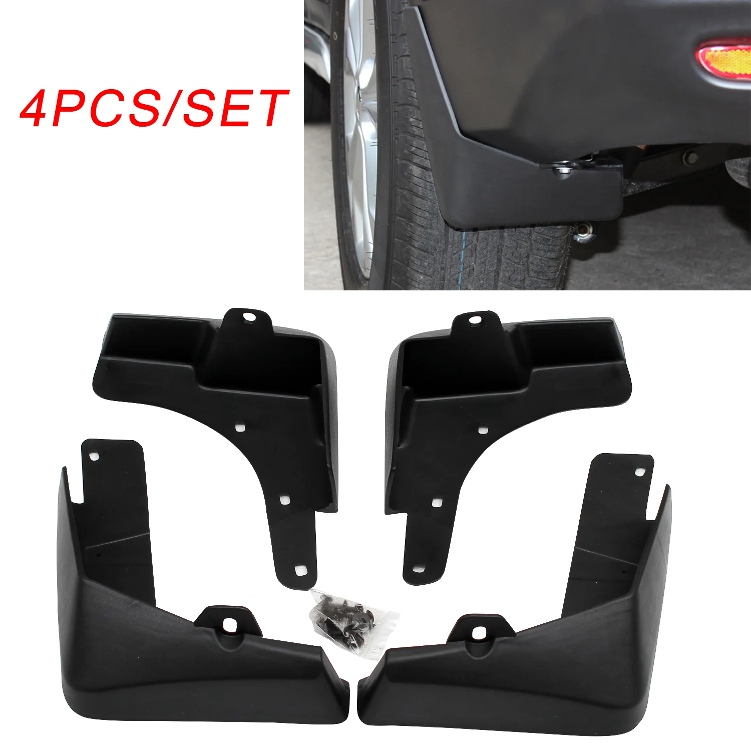 

Грязеотталкивающее колесо брызговик крышка подходит для Nissan Rogue X-Trail T32 2014 2015 2016 2017 аксессуары брызговик Защитная отделка F + R