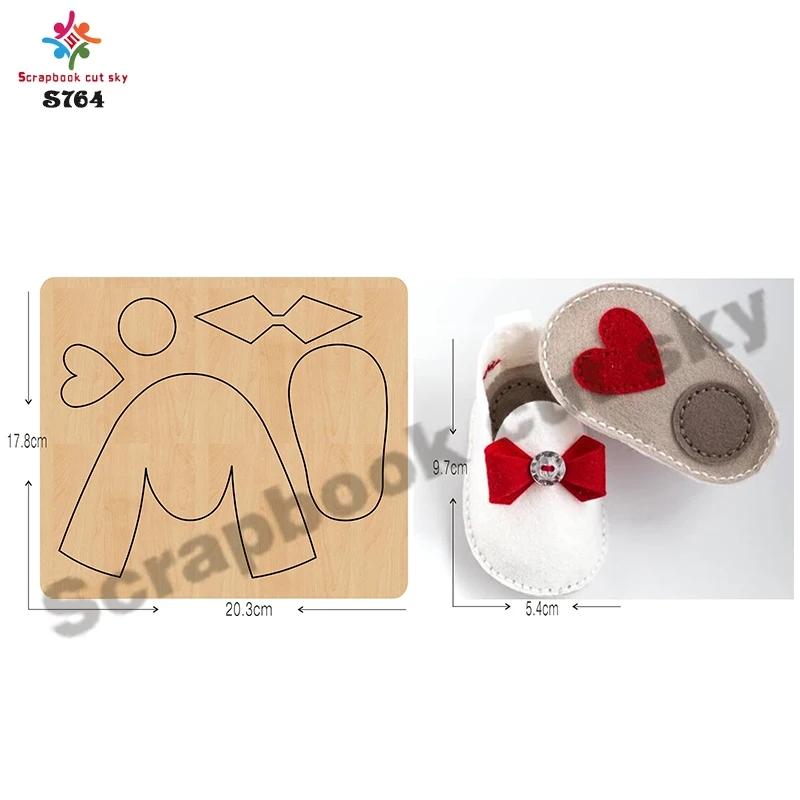 Детская обувь с вырезами для скрапбукинга ручной работы Прямая поставка фабрики