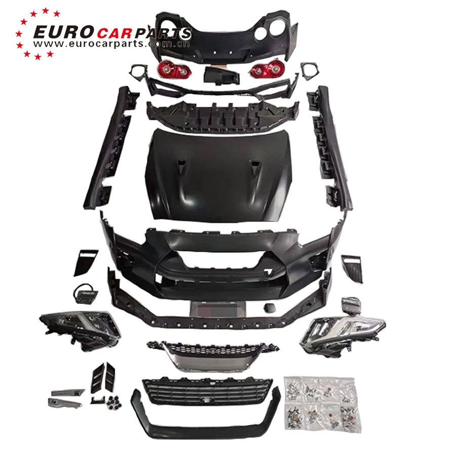 Высококачественный старый для нового кузова Gtr R35 обновленный автомобильный