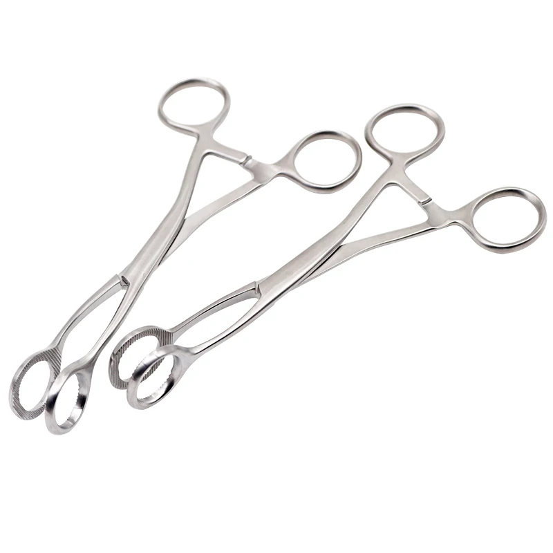 Плоскогубцы из нержавеющей стали для пирсинга тела Круглый Открытый зажим пупка