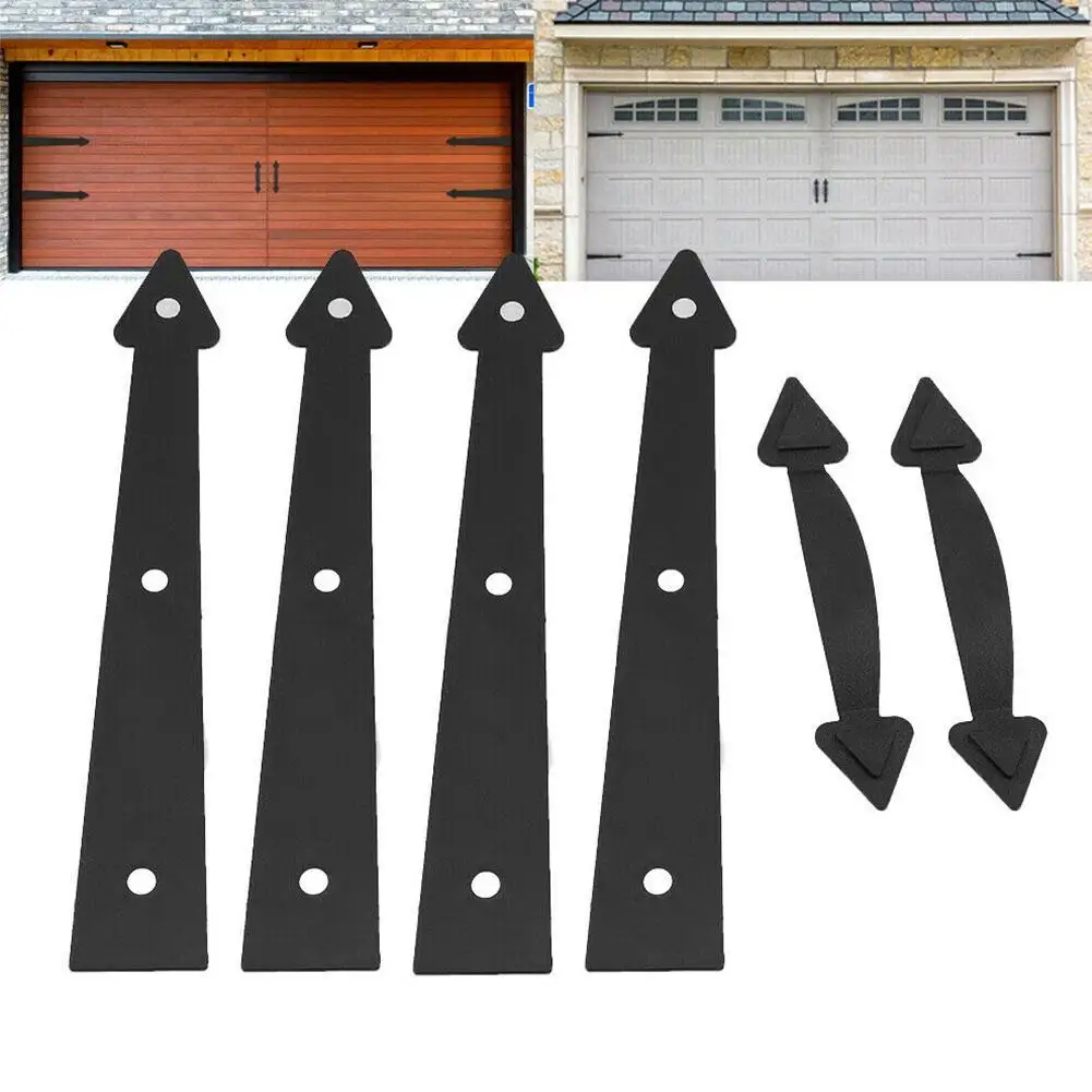 HOT-Magnetic Decorative Garage Door Hardware Couch House Double Carriage Door...