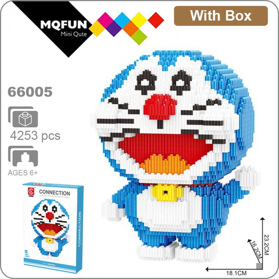3000+ шт Мини кирпичи большой аниме мультфильм один кусок стежка Супер Марио панда фигурки сборные модели пластиковые строительные блоки