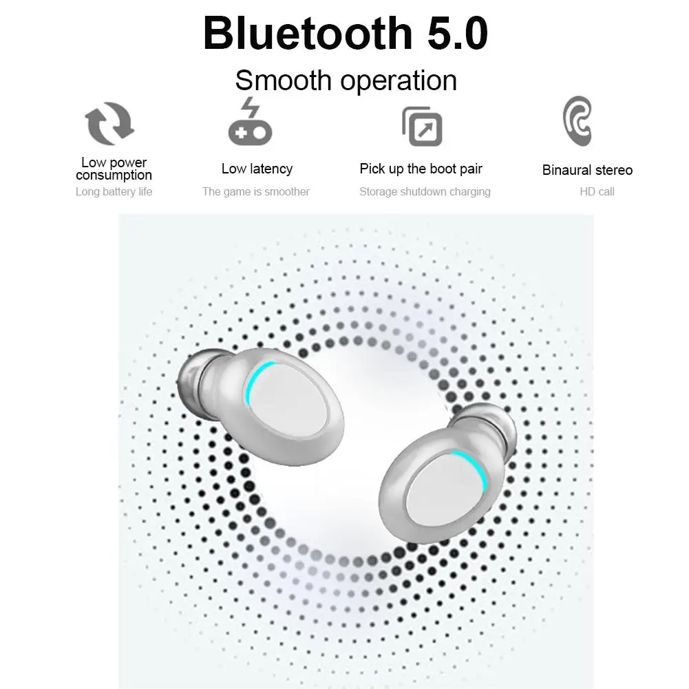Беспроводные наушники T3S бинауральные водонепроницаемые Bluetooth-наушники TWS 5 0