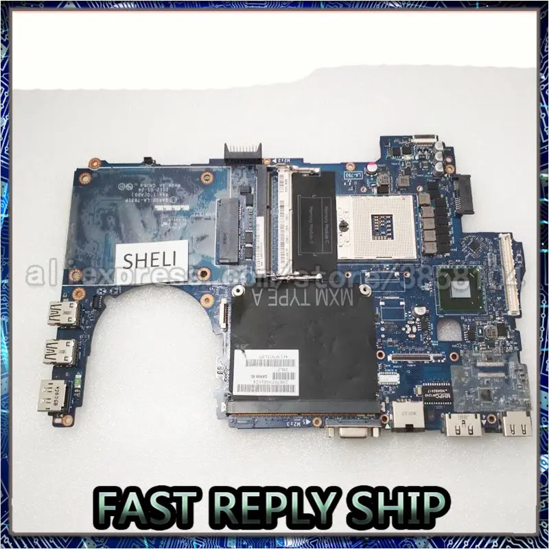 Шели для DELL M4700 материнская плата ноутбука основная QAR00 LA-7931P CN-0J867P 0J867P J867P 100% ТЕСТ
