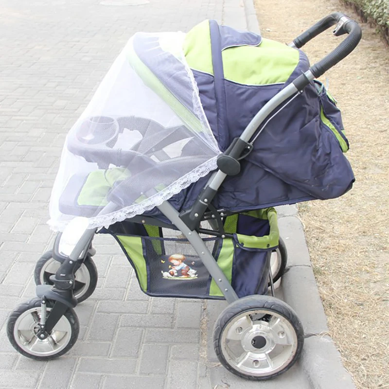 1PC al aire libre de verano, viaje seguro beb&eacute; ni&ntilde;os Red Anti-mosquitos para carrito beb&eacute; Protector de transporte de viaje al aire libre-1