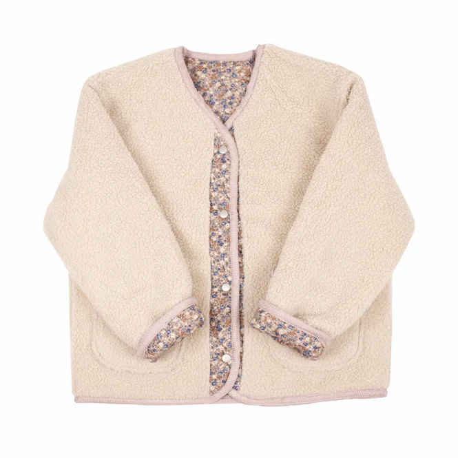 JESSIC Loose Clothes Ladies Retro Style Breasted Lambskin Coat Short Winter New Women Single Breasted Patchwork Jacket