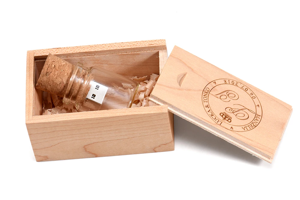 JASTER USB 3,0 деревянный ползунок коробка+ Дрифт бутылка модель USB флэш-накопитель 4 ГБ 8 ГБ 16 ГБ 32 ГБ 64 ГБ 128 ГБ флешка на заказ логотип