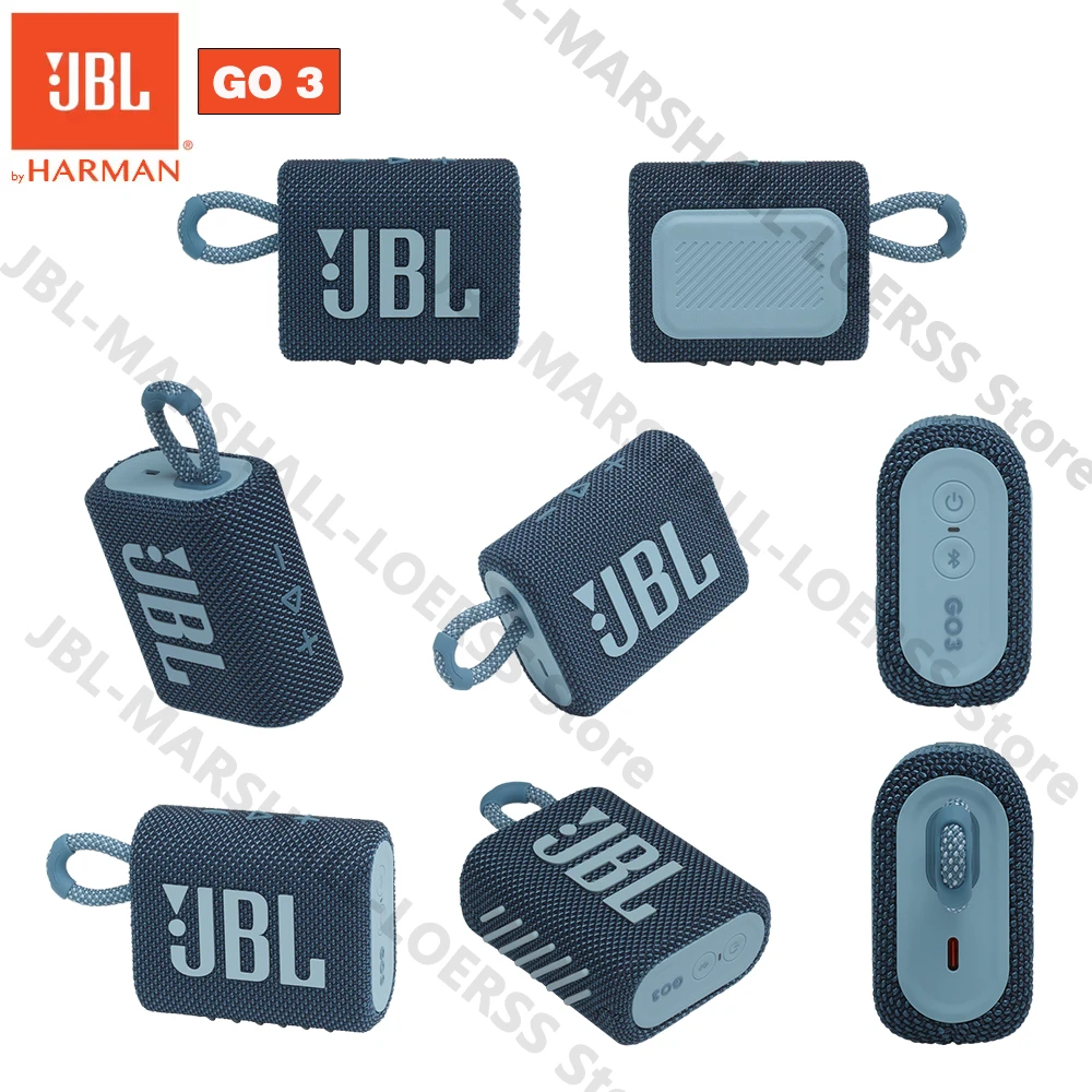 JBL GO 3 Портативный беспроводной Bluetooth динамик GO3 IP67 Водонепроницаемый Спорт на
