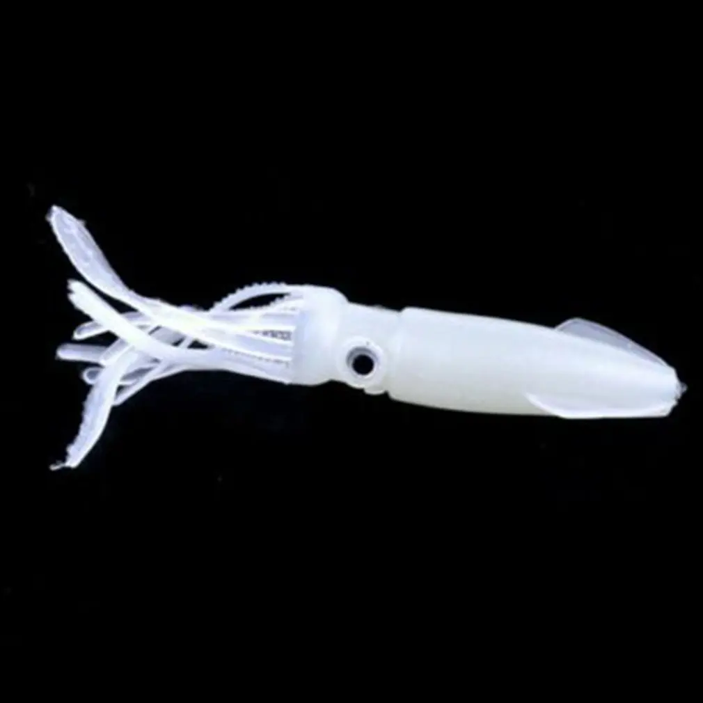 Мягкая рыболовная приманка в соленой воде светящаяся виде осьминога кальмара