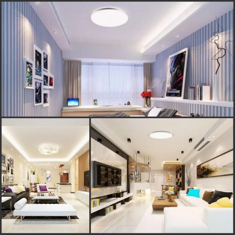 

Ultra-Thin LED Ceiling Light AC220-240V 72W Remote Control Super Bright LED Module Source Light Large Size Ceiling Lamp