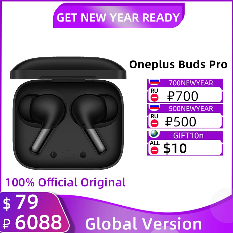  OnePlus Buds Pro TWS Bluetooth 5,2, беспроводные наушники с функцией шумоподавления LHDC для OnePlus 9 Pro 