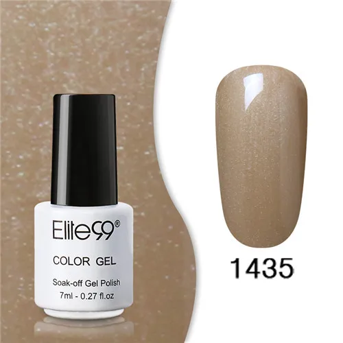 1435 Elite99 Гель-лак набор все для маникюра Полупостоянный Vernis верхнее покрытие УФ светодиодный гель лак удаляющийся замачиванием Гель-лак для ногтей - Цвет: 1435