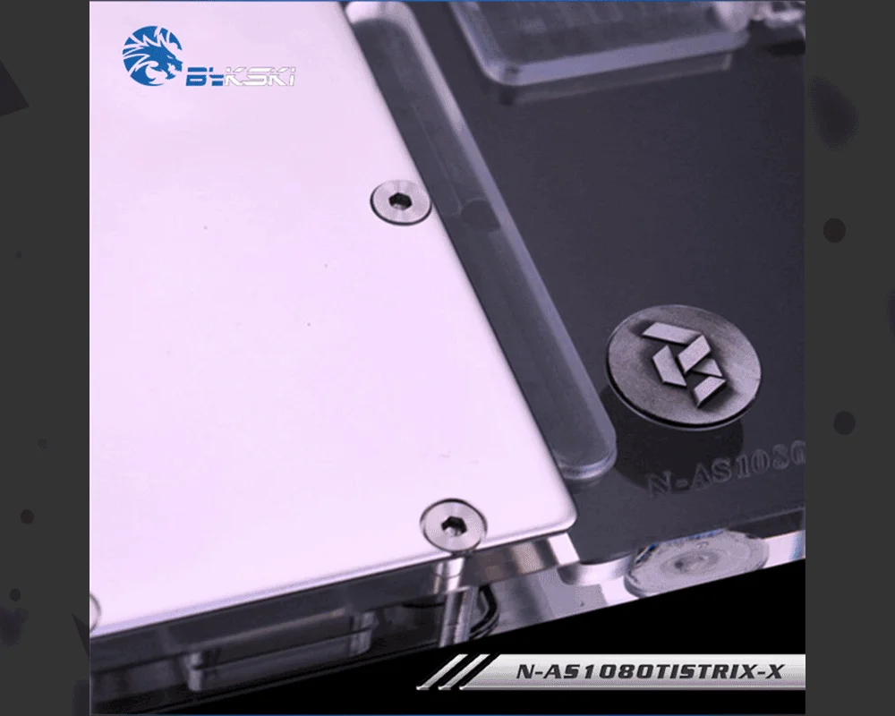 Bykski N-AS1080TI STRIX-X, полное покрытие Графика карты водяного охлаждения блока для Asus ROG STRIX GTX1080Ti/1080/1070/1060, дракон, GTX1070