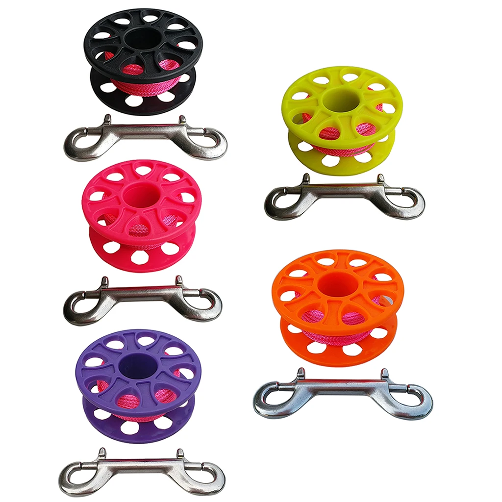 Пластиковая катушка для дайвинга направляющая шпуля пальцев 18 м/30 м линия и