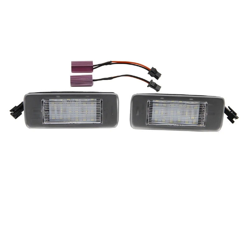 2x Белый светодиодный модуль освещения номерного знака 18 SMD для Opel Vauxhall Astra J Sports