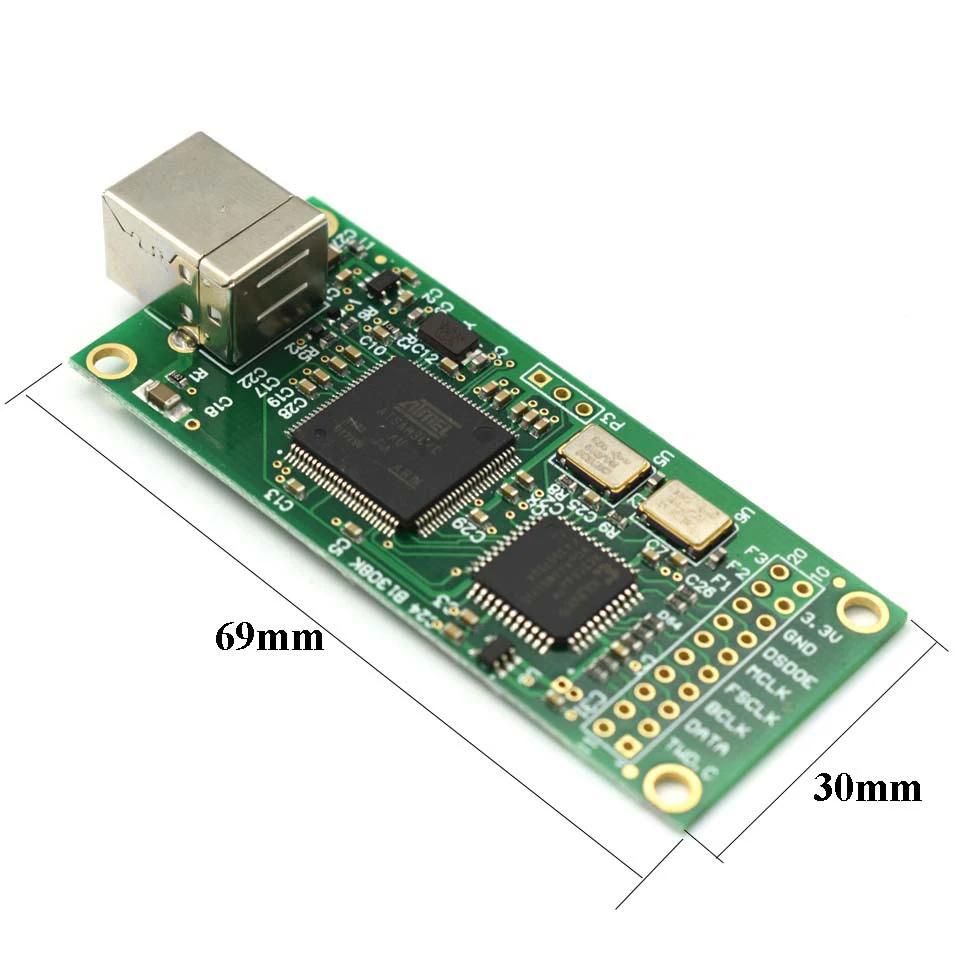 Amanero Combo 384 USB to I2S Digital Interface Refer usb IIS Support DSD512 32bit Output for Audio E3-003 | Электроника