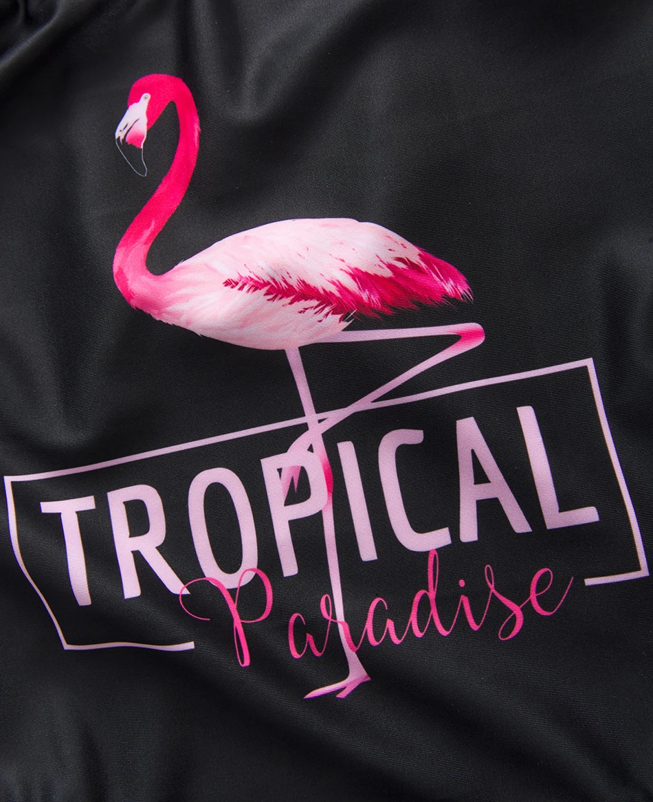 2021 новые купальники для девочек купальные костюмы с принтом Фламинго