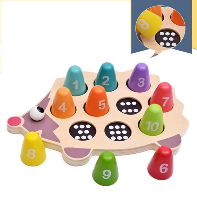 Деревянная детская развивающая игрушка для раннего обучения математический