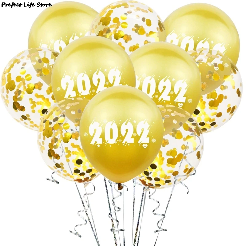 

Рождественские фольгированные воздушные шары, рождественские украшения для детской модели, новый год 2022, латексный шар с блестками и крошк...