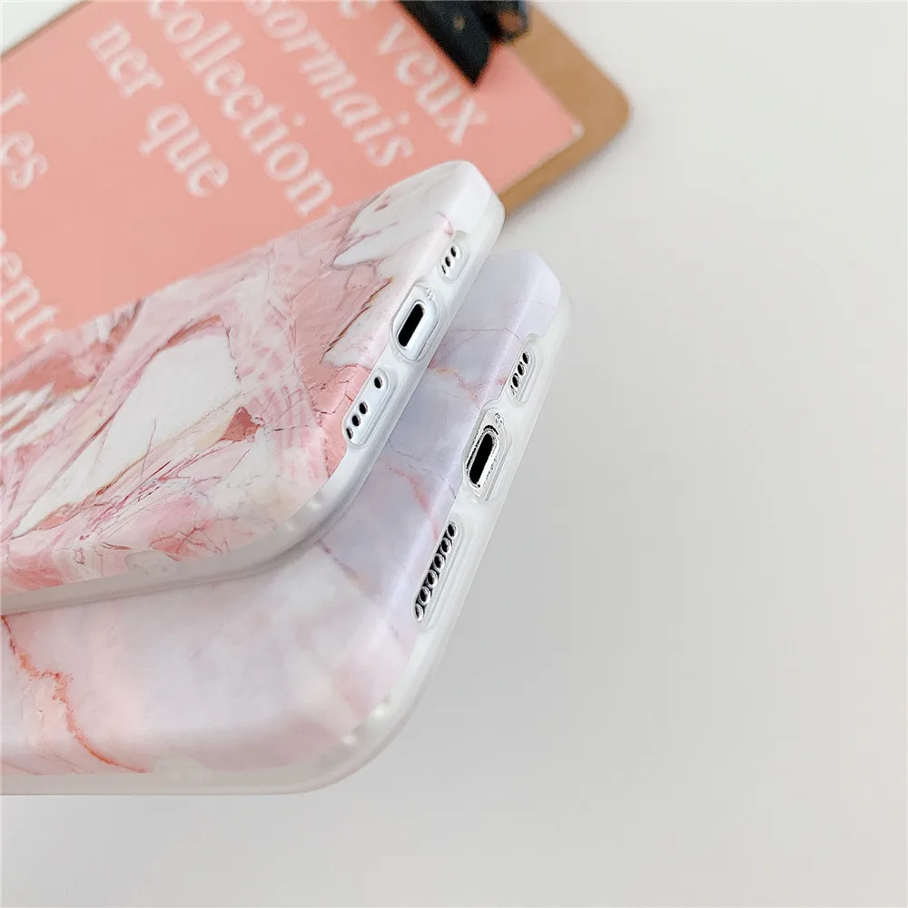 

Marble Phone Case For iPhone 12 Mini 12 11 Pro Max XS Max XR 7 8 Plus Case Silicone Cover on sFor Samsung S20 FE Note 20 Ultra