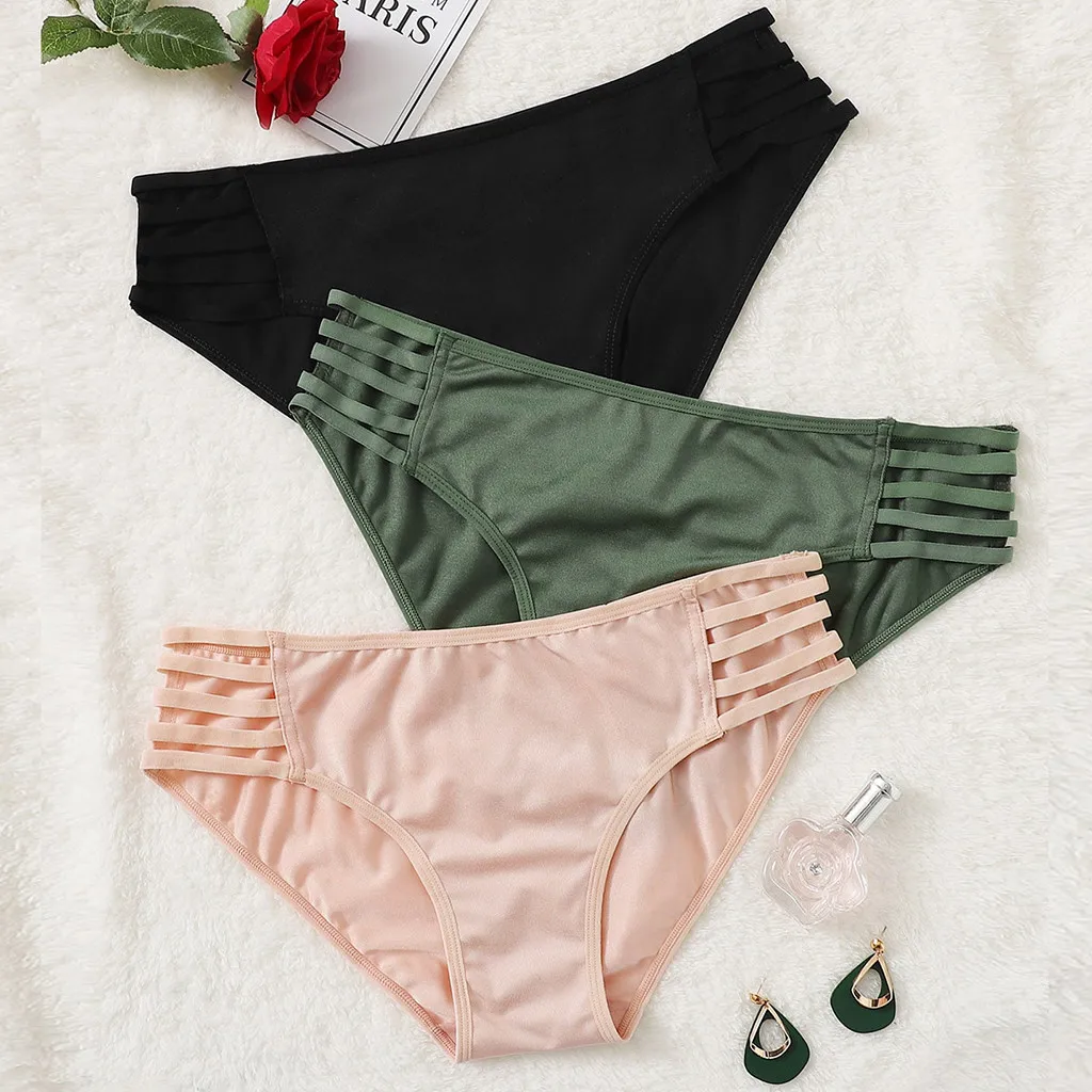 3 шт. женские трусики в горошек кружевное белье нижнее трусы женское хлопковые