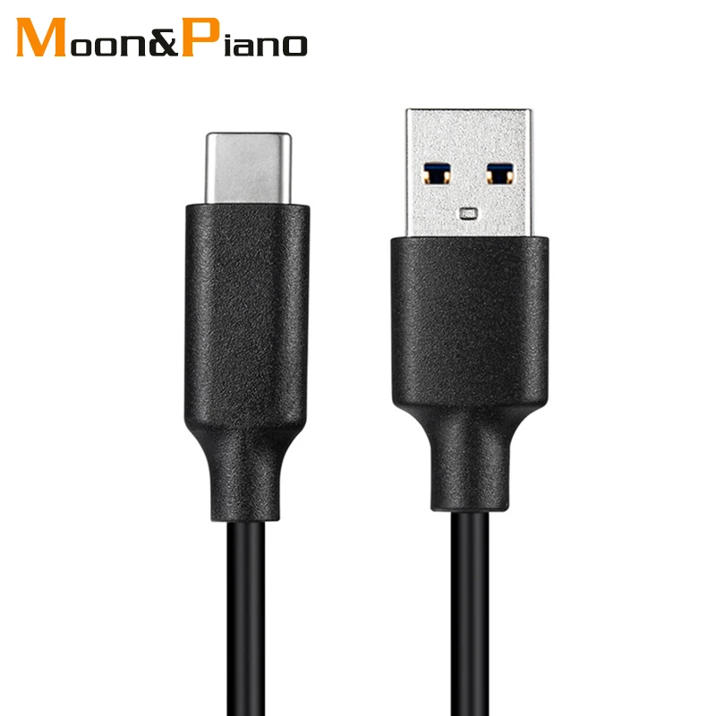 3A Type c Data Cable Black Wire USB 3.1 Fast Charging USB-C Charger Mobile Phone Cord 0.15m 0.2m 0.5m 1m 1.5m 2m 3m