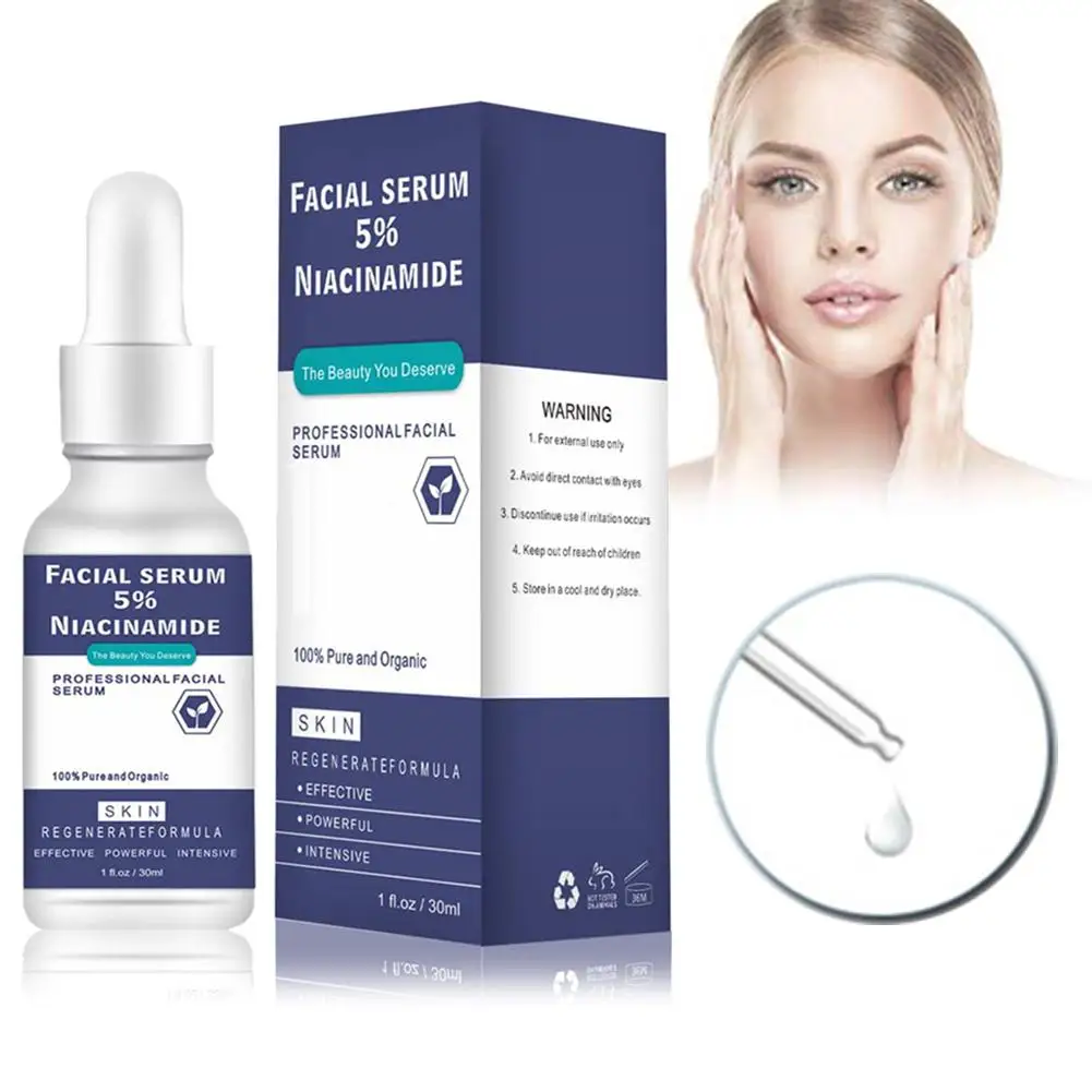 Сыворотка для эссенции лица 30 мл раствор ниацинамида витамин B3 сужение пор
