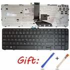 Клавиатура с подсветкой для ноутбука HP ZBOOK 15 G1 ZBOOK 15 G2 ZBOOK 17 G1 ZBOOK 17 G2 с черной рамкой