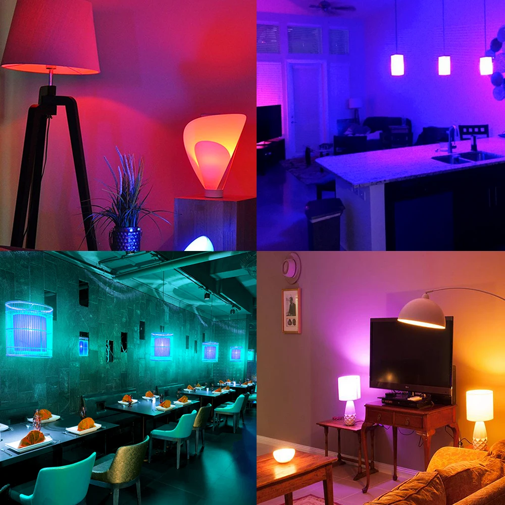 Умная лампа E27 с Bluetooth-динамиком белый светодиодный светильник регулируемой