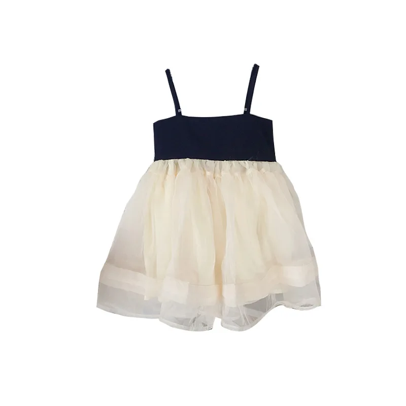 

2021 Girls Summer Suspender Mesh Dress Wholesale Lots Bulk Clothes Flower Girl Dresses Kids Dress