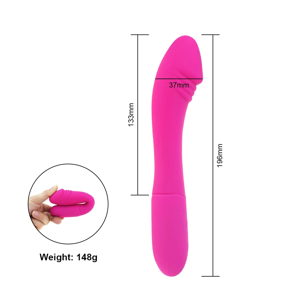 Полный телефон для женщин 10 режимов вибрации перезаряжаемый Массажер точки G