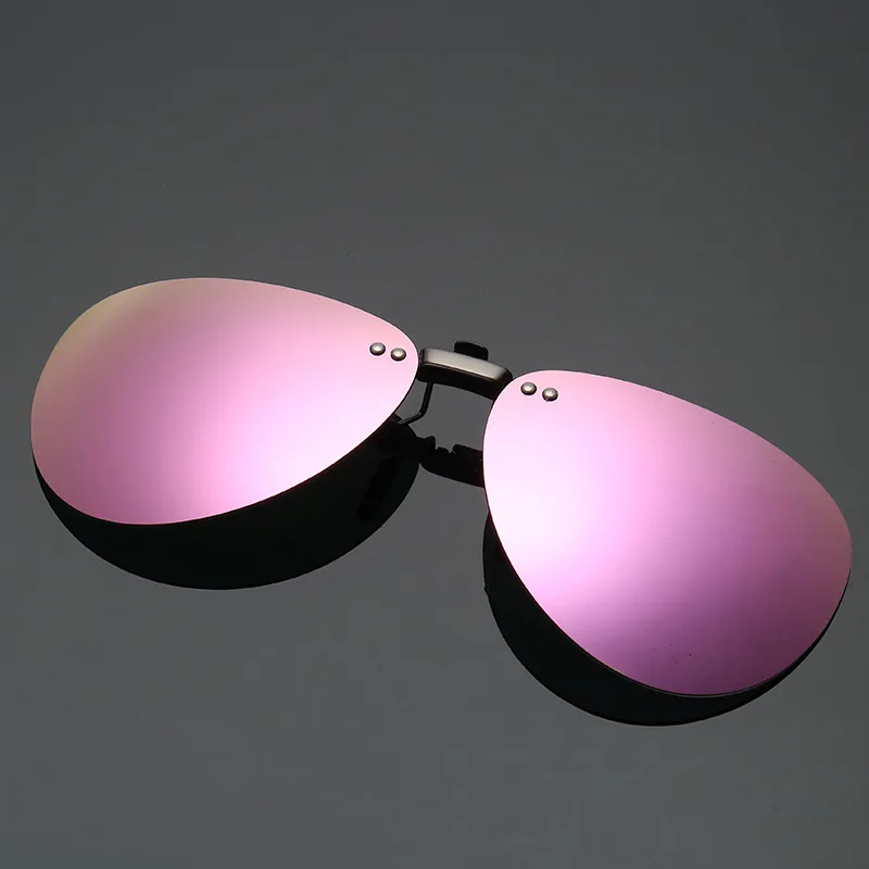 

Vazrobe Clip on Sunglasses Lens Women Men Polarized Driving Sun Glasses Lenses for Myopia Driver Mirrored Anti Reflective