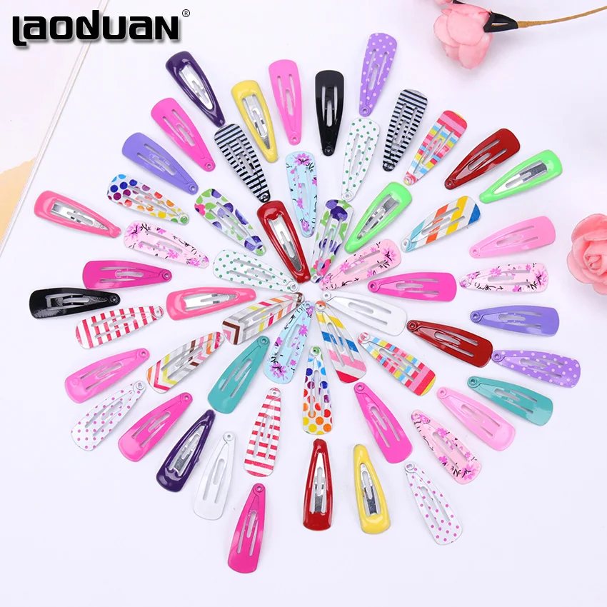 10 шт./компл. новые милые металлические заколки для волос в форме сердца