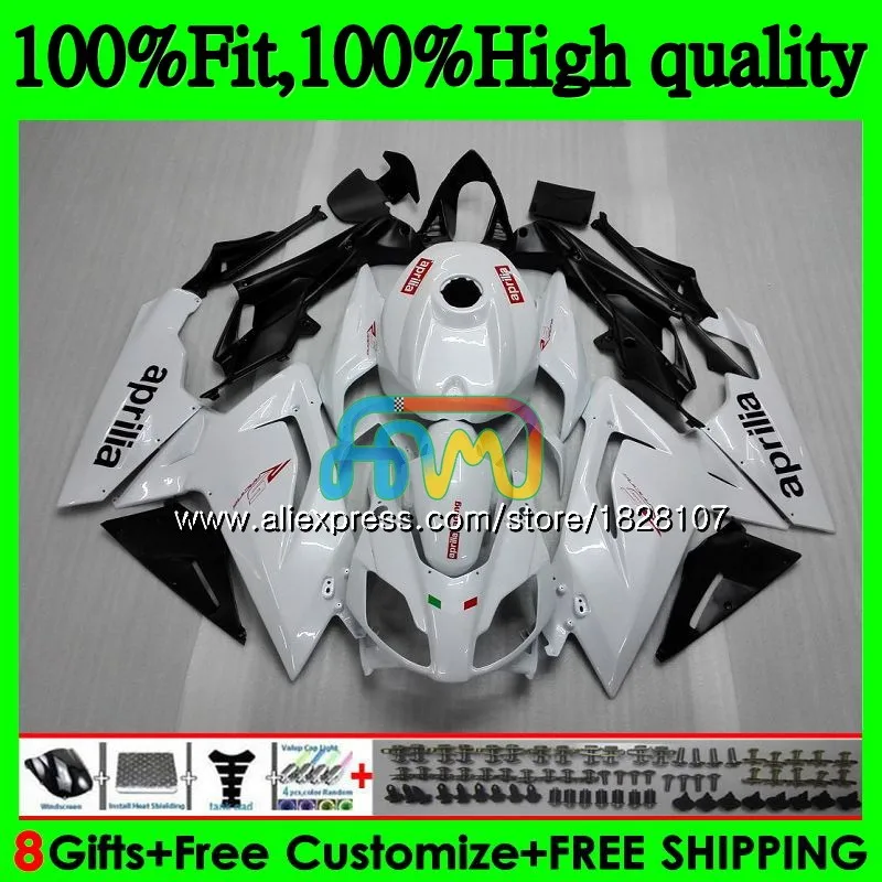 

Инъекции для Aprilia жемчужно-белый RS4 RS-125 RS125 12 13 14 15 16 62BS.12 RS125R RSV125 RS 125 2012 2013 2014 2015 2016 обтекатель