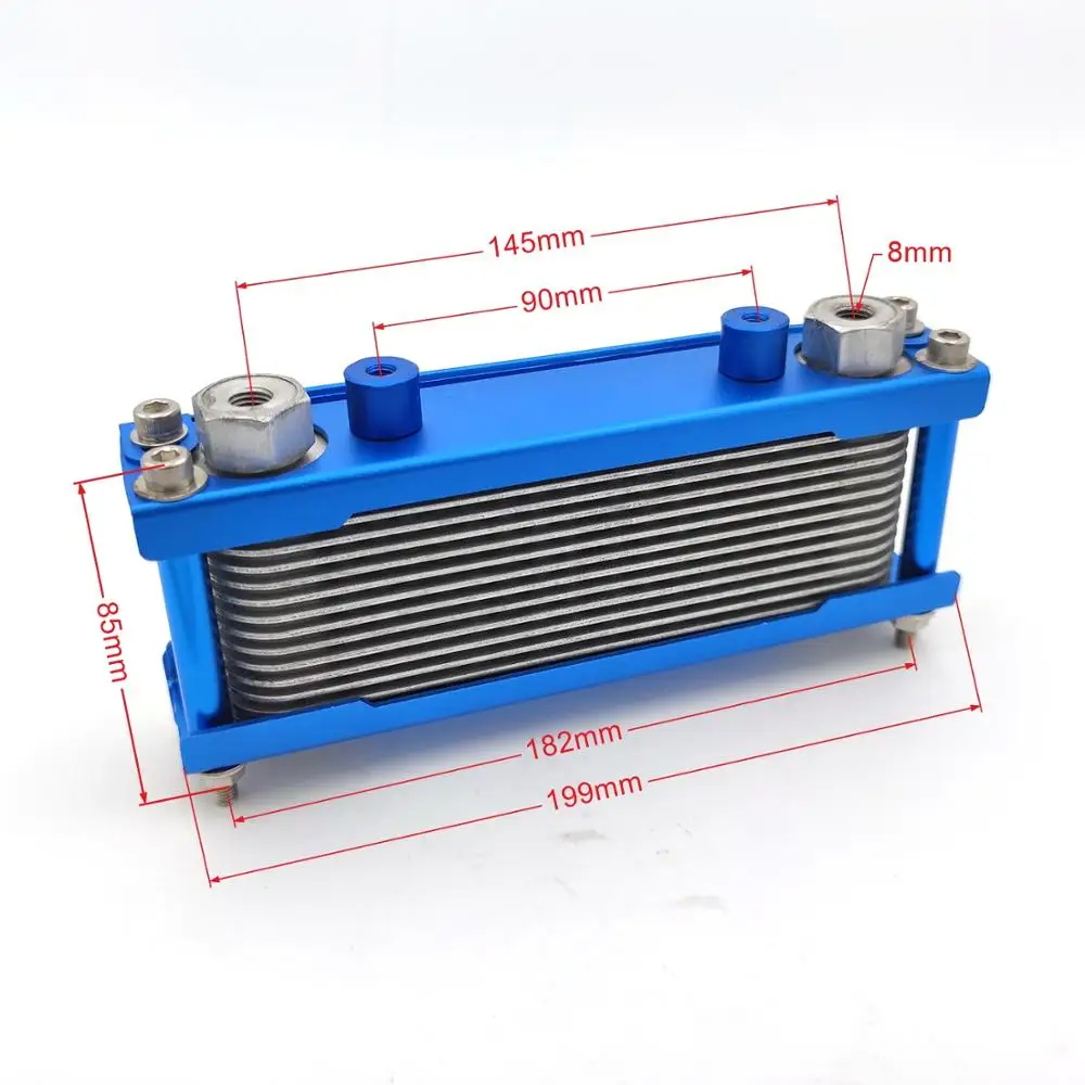 Высокопроизводительный радиатор масляный алюминиевая система охлаждения 110 125cc