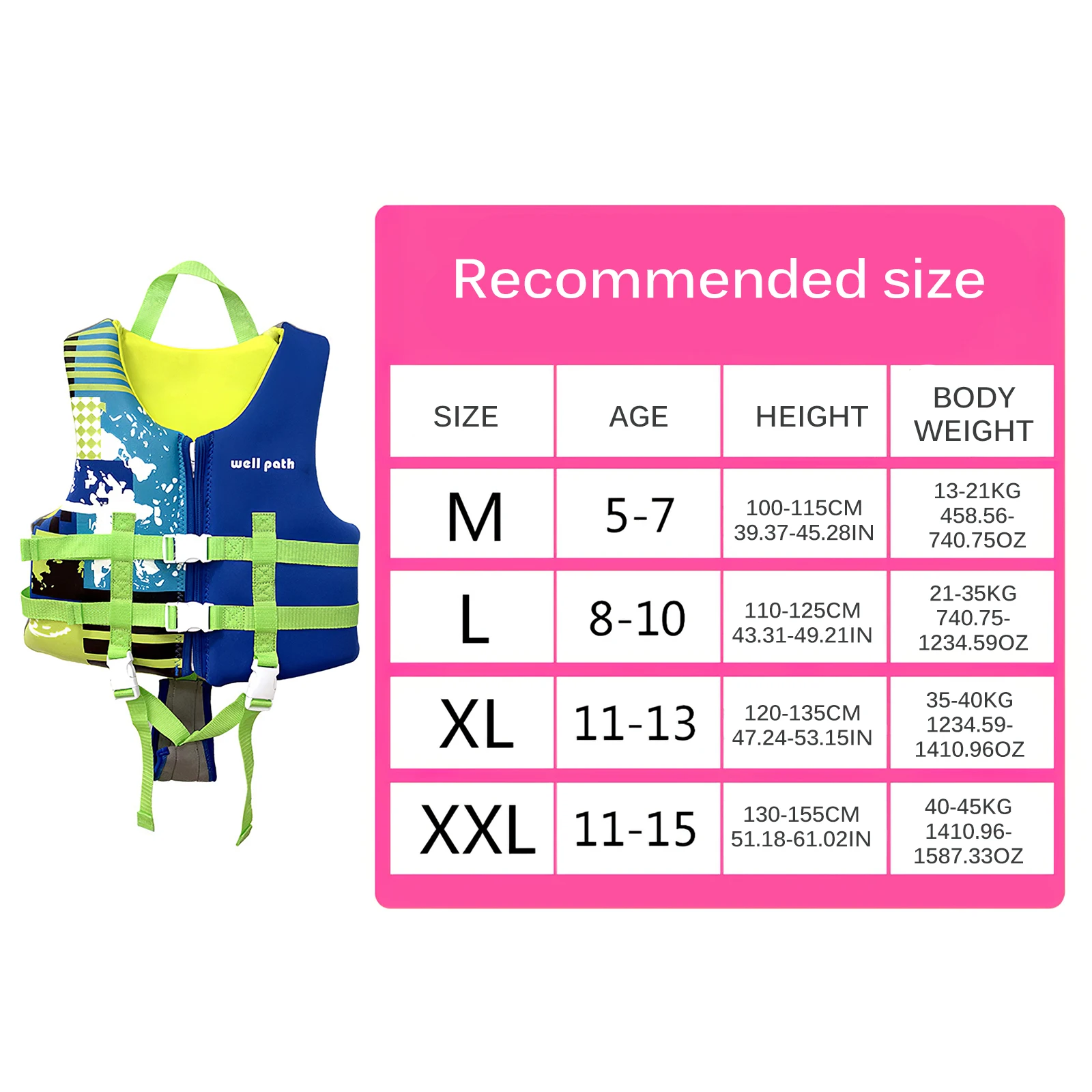 

Children'S Professional Life Jacket Snorkeling Small Vest Belt Cross Belt Protection Life Vest Swimming Safety Swimsuit